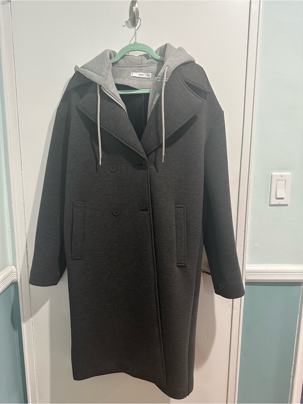 Mango Combined Hooded Coat